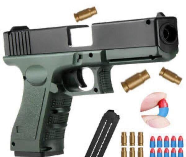 Desert Eagle Air Gun With Nerf Bullets.