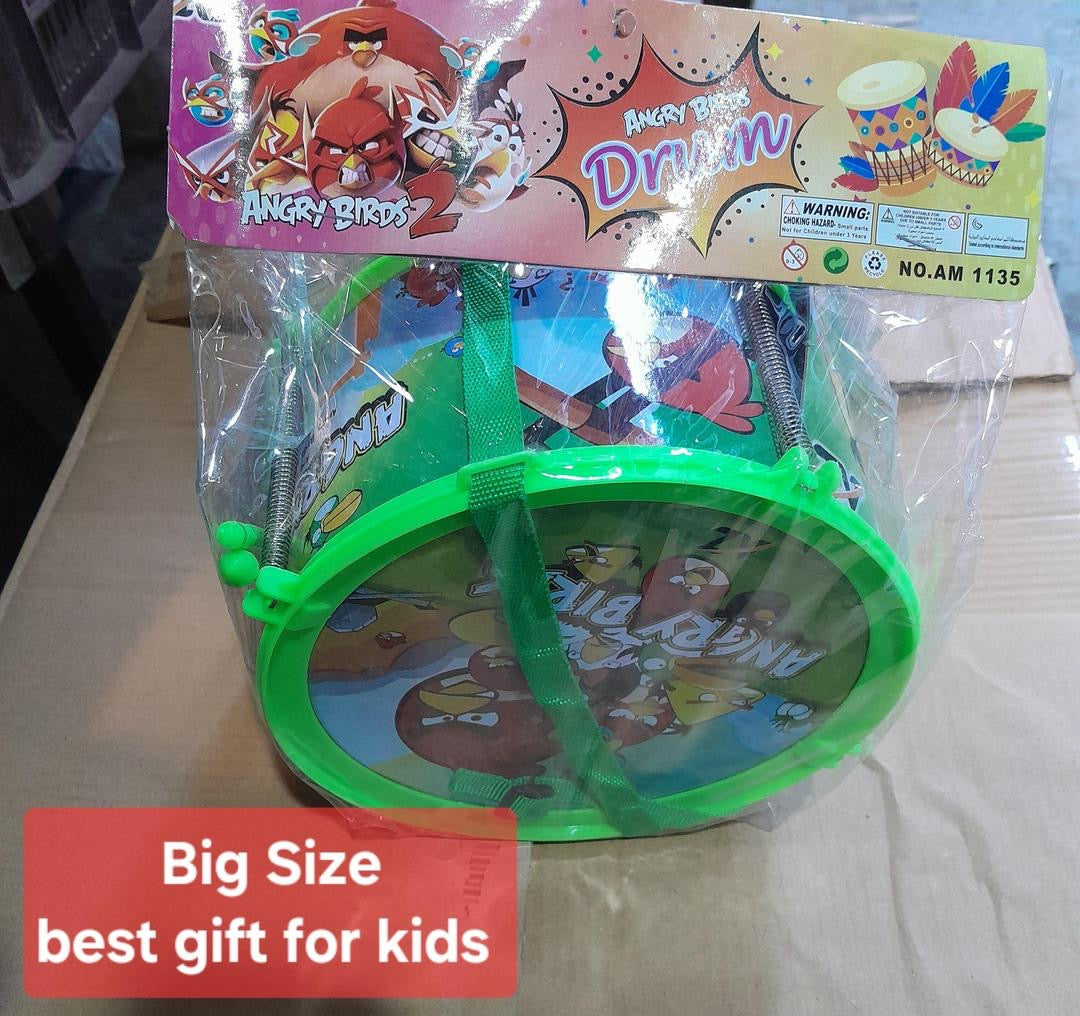 Colourful Plastic Musical Drum - Plastic Dhol
