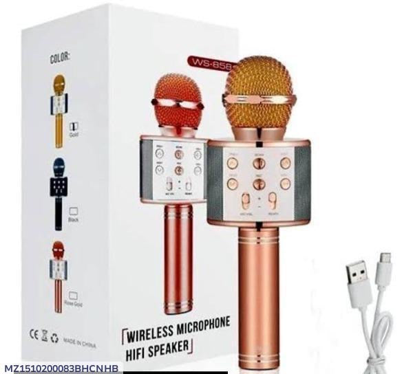 Plastic Mic With Speaker.