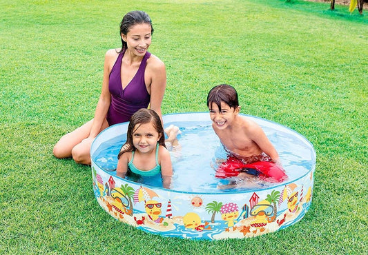 Colourful Rubber Swimming Pool For Endless Fun In Summer.